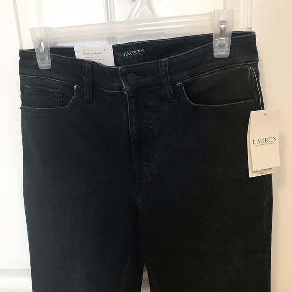 NWT RALPH LAUREN SZ 2/26 Regal Straight Black Jean - Picture 5 of 9